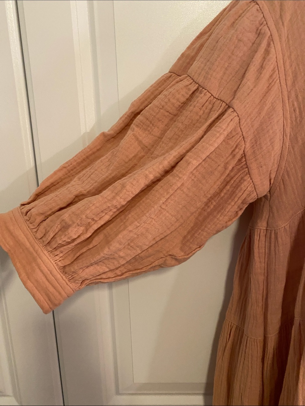 ODDY Peach Tiered Gauze Tunic - Picture 3 of 11